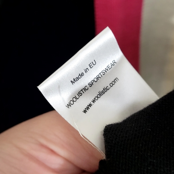 Woolistic Black Multicolor Stripe Sweater - Picture 6 of 6